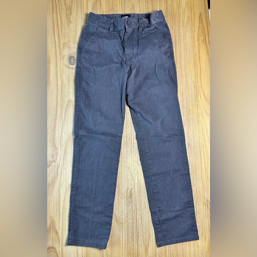 Vans Classic Straight Leg Grey Chino - Youth Size 12